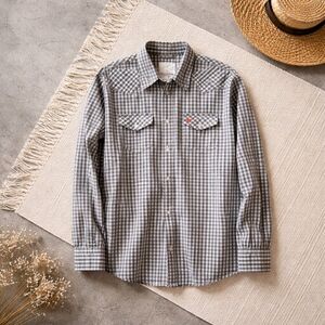 Company 81 Men's M 100% Cotton Pearl Snap Western Shirt EUC